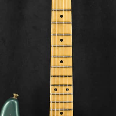 Mint Fender Custom Shop '56 Stratocaster Journeyman Relic Aged Sherwood Green Metallic image 6