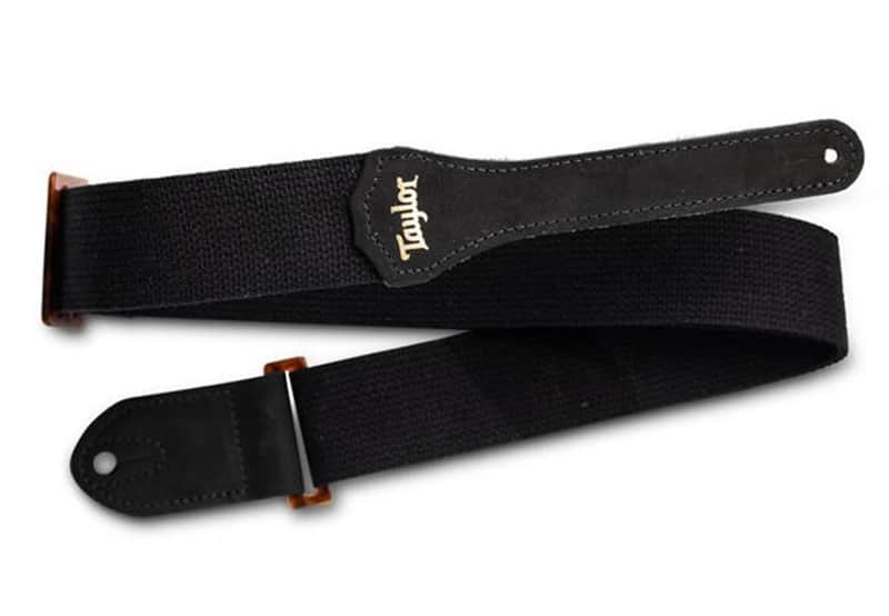 Taylor 2" GS Mini Strap, Black Cotton image 1