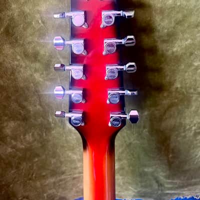 Burns Double Six red 12 String Reissue 2010s - Sunburst image 22