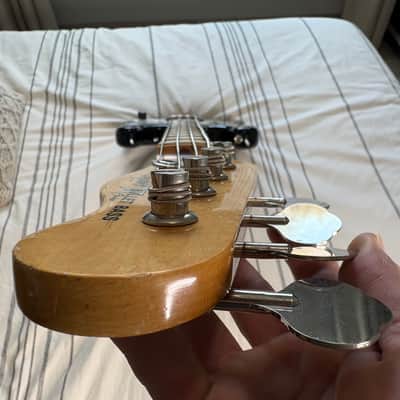 SQUIER SQ BULLET BASS MADE IN JAPAN 4 STRING BASS GUITAR 1980's image 16