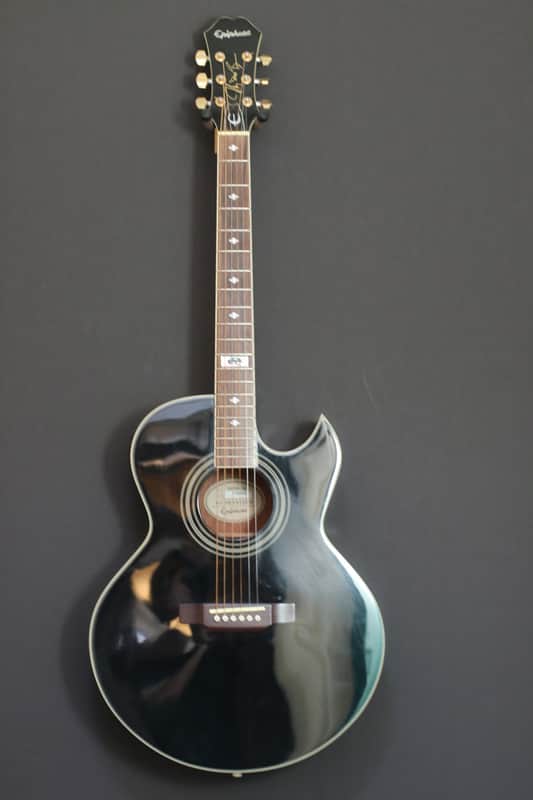 Epiphone Jeff "Skunk" Baxter Acoustic/Electric  Black image 1