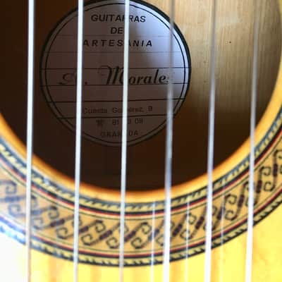 Flamenco guitar,  Antonio Morales 1990 artisan handmade in Granada, Spain. Top notch! image 5