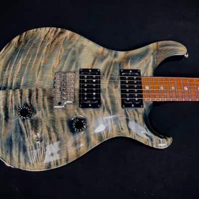 PRS Custom 24 Electric Guitar 1986 Royal Blue Pre Factory Rare Moon Inlays image 4