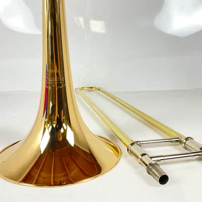 Used Yamaha YSL-820GII Bb/F Tenor Trombone (SN: 619449) image 2