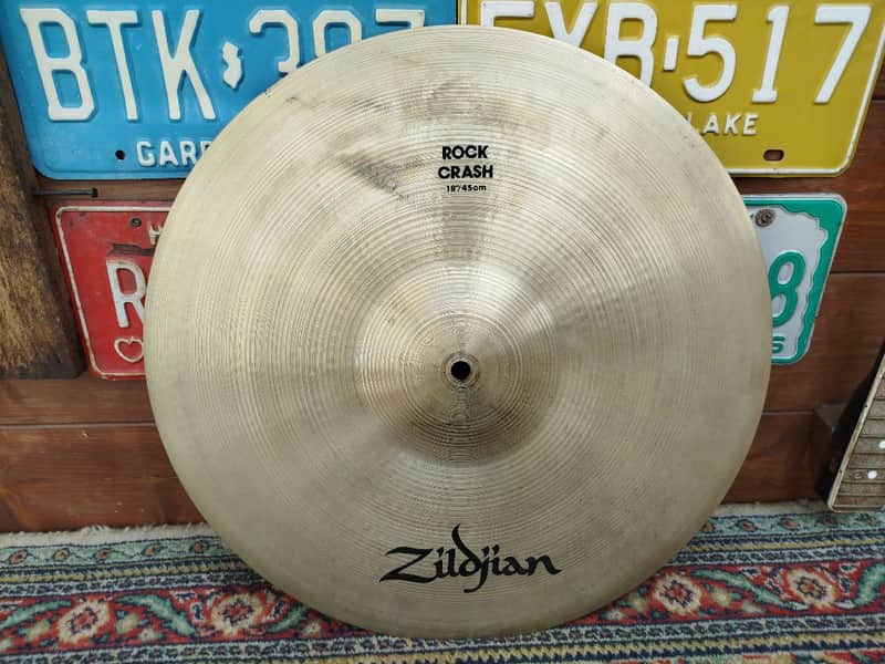 ZILDJIAN A 18" Rock Crash, 1980s. image 1