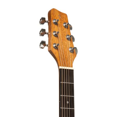 Stagg Cutaway Dreadnought Acoustic Electric Guitar - Natural - SA25 DCE SPRUCE image 4