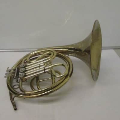 Getzen Caravelle Single French Horn, USA, with case and mouthpiece, Dented image 15