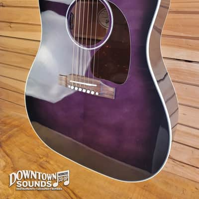 Gibson J-45 Standard with Gibson Hard Case - Purple Burst image 3