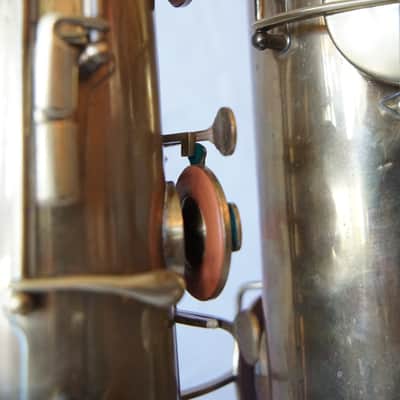 C.G. Conn Bass Saxophone 1904 - brass image 8