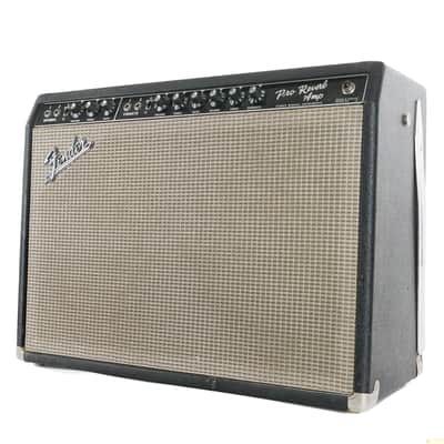 1967 Fender Pro Reverb Black Panel 2x12 Combo image 3