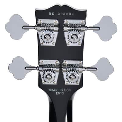 Gibson Memphis ES-335 Bass Ebony NH Floor Model image 7