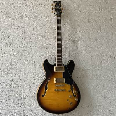 Ibanez JSM10EM John Scofield Signature – Two-Tone Burst – Semi-Hollow Electric Guitar image 2