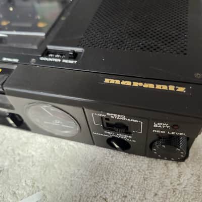 Mint Rebuilt Marantz PMD201 Full & 1/2 Speed Cassette Recorder w/ Manual & Adapter image 5