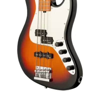 Sadowsky MetroExpress 21-Fret Hybrid P/J Bass, Roasted Maple Fingerboard, 4-String - Tobacco Sunburst Transparent High Polish image 4