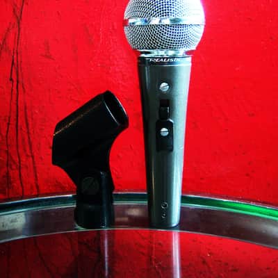 Vintage 1980's Radio Shack Realistic Highball / Shure SM58 Handheld Cardioid Dynamic Microphone Low Z w accessories # 7 image 10