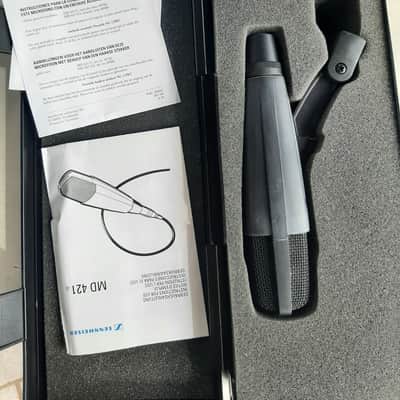 Sennheiser MD 421 II - Dynamisches Studio-Richtmikrofon - Schwarz