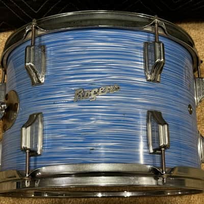 Rogers Blue Ripple 13/16/22 Early 60s Drum Set image 17