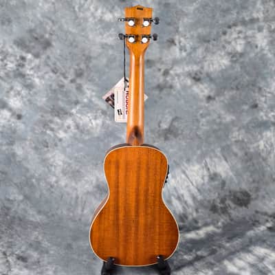 Kala KA-CE Concert Satin Mahogany Ukulele with Pickup & Kala UB-C Bag image 5