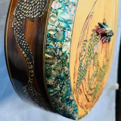 Blueberry Handmade Baritone Acoustic Guitar image 9