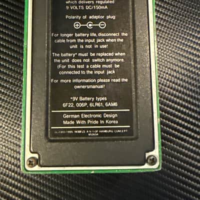 Nobels ODR-S Overdrive Special 1990s - Green image 5