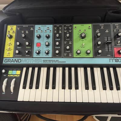 Moog Grandmother semi-modular analog synthesizer