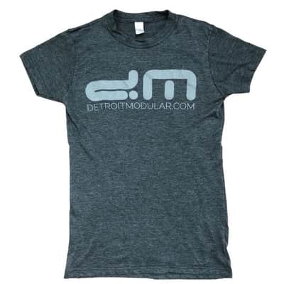DM T-SHIRT-Women's Center Logo / Small / Grey : BRAND NEW :  [DETROIT MODULAR] image 1