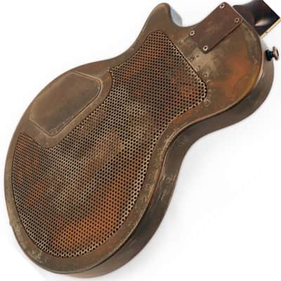 2009 James Trussart Steel DeVille - Rusty Gator Holy Back image 16