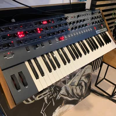 Sequential Prophet-6 49-Key 6-Voice Polyphonic Synthesizer 2018 - 2020 - Black with Wood Sides image 1
