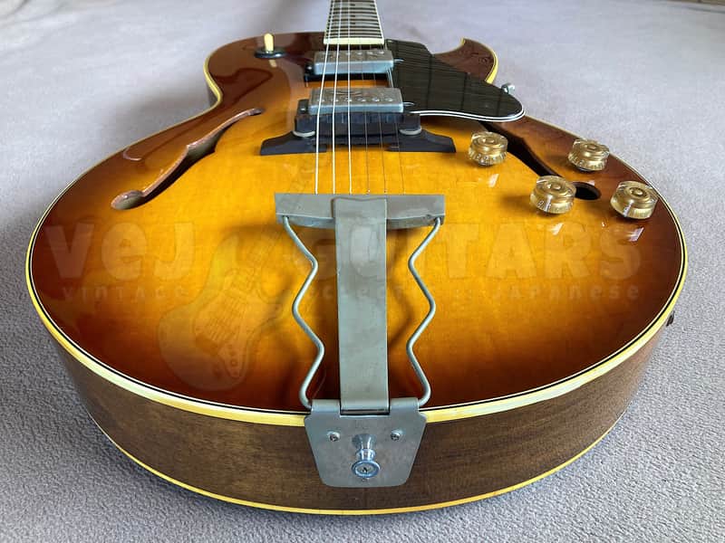 GRECO FA-700 1982 w/HSC ES-175 FULL BODY ARCHTOP VINTAGE JAPAN