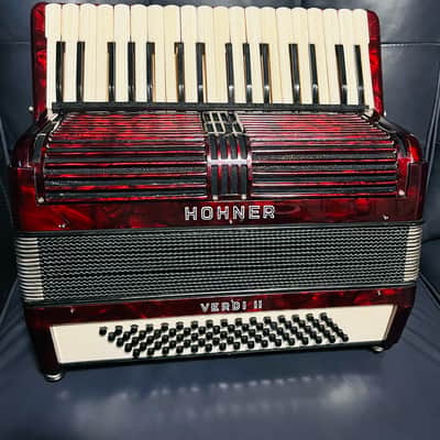 VINTAGE ACCORDION HOHNER VERDI II image 2