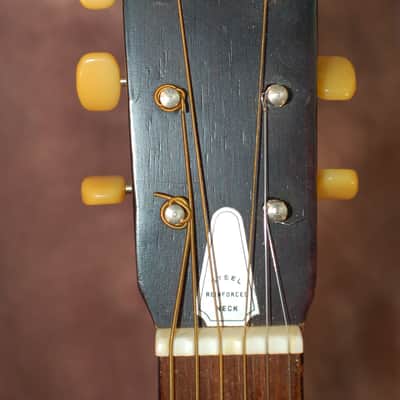 1960's Japan Stella Student Acoustic 3/4 Great Playing Action Birch Guitar Blond image 5