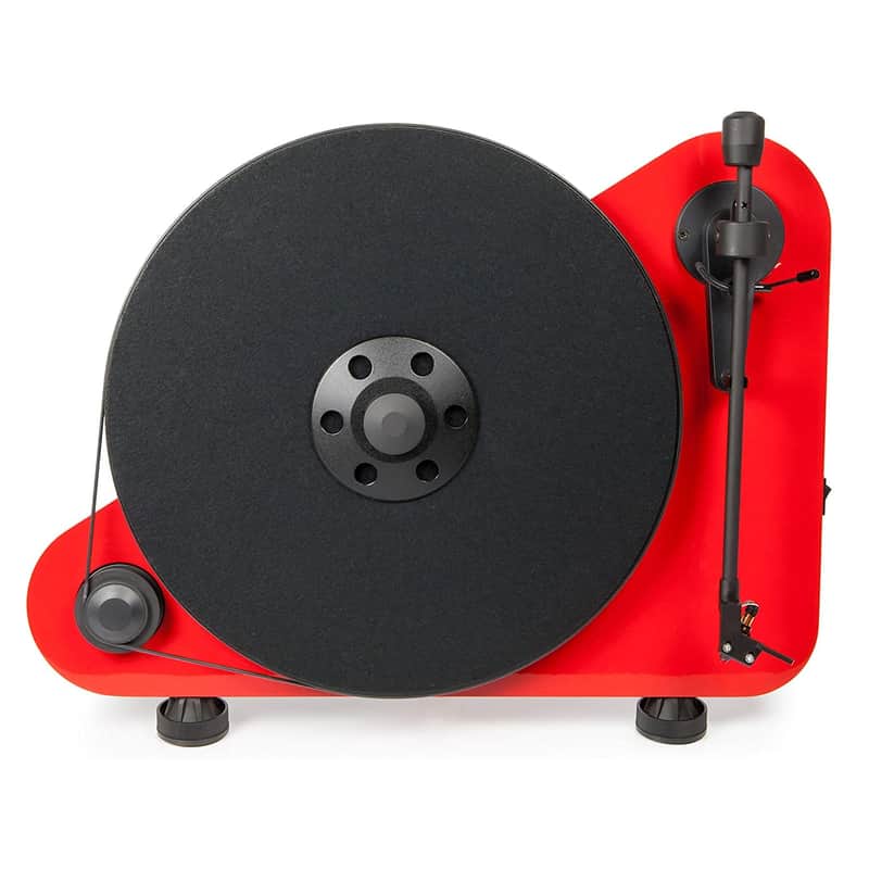 Pro-Ject: Vertical Turntable Right w/ Bluetooth - Red (VT-E BT R) image 1