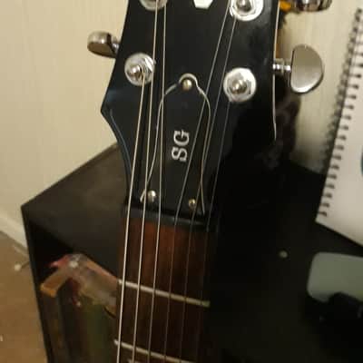 Epiphone SG Standard Dark Cherry 2006 Limited Edition / Custom shop / with EMG active pickups with hard case image 3