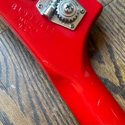 1985 Gibson Explorer Bass - Ferrari Red w/ OHSC image 18
