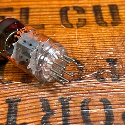 Vintage Amperex 7025 / 12AX7A Preamp Tube 12AX7 ECC83 Valve Orange Globe #273 image 6