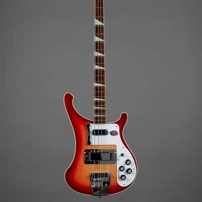 2014 Rickenbacker LTD 4003 FG CB Checkerboard Binding Fireglo Japan Exclusive Run (USA, Fireglo, OHSC) image 3