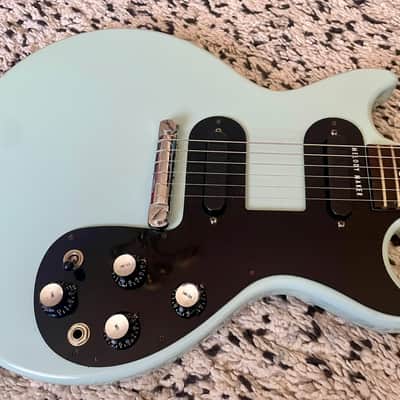 1963 Gibson Melody Maker Refinished Brazilian Rosewood Pelham Blue image 1