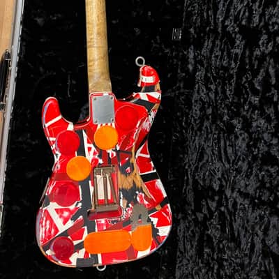 Fender Custom Shop Eddie Van Halen Signature Frankenstein 2007 - Red/White/Black image 8