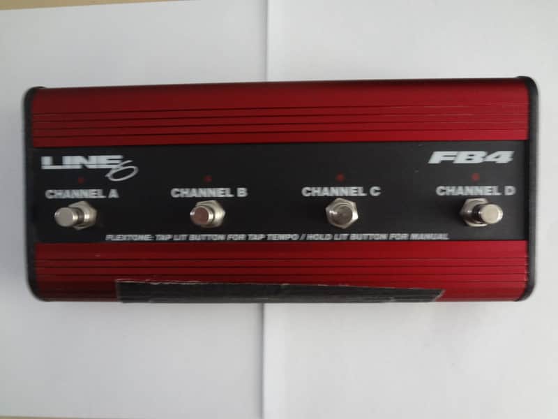 Line 6 FB4 Foot Controller Switch 2010s - Red image 1