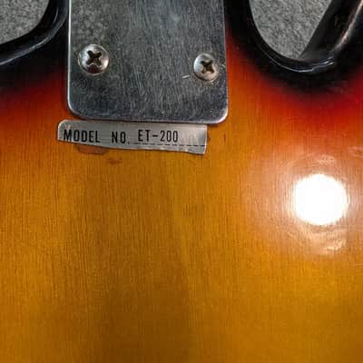 Teisco ET-200 1960's - Sunburst image 2