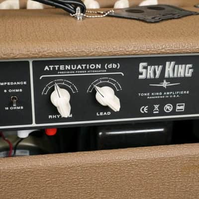 Tone King Sky King 2-Channel 35-Watt 1x12" Guitar Combo 2018 - Present - Brown image 5