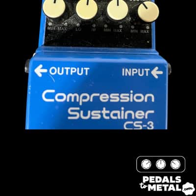 Boss CS-3 Compression Sustainer (Black Label) 1986 - 1992 - Blue X14059 image 2