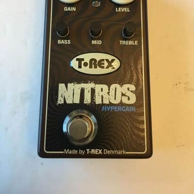 T-Rex Engineering Nitros Hyper Gain Metal Distortion Guitar Effect Pedal + Box image 2