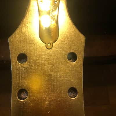 24k Gold Semi hollow electric guitar image 10