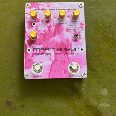 Manecolabs/Pedal Partners Mesmeriser Shoegaze Reverb Pedal 2020’s - Pink image 2