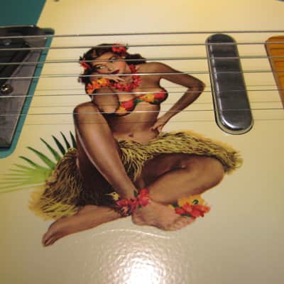 Fender Telecaster "Girly Guard" 50's Pinup Girl  Lacquer Aged Pickguard  Way Cool Free US Shipping! image 4