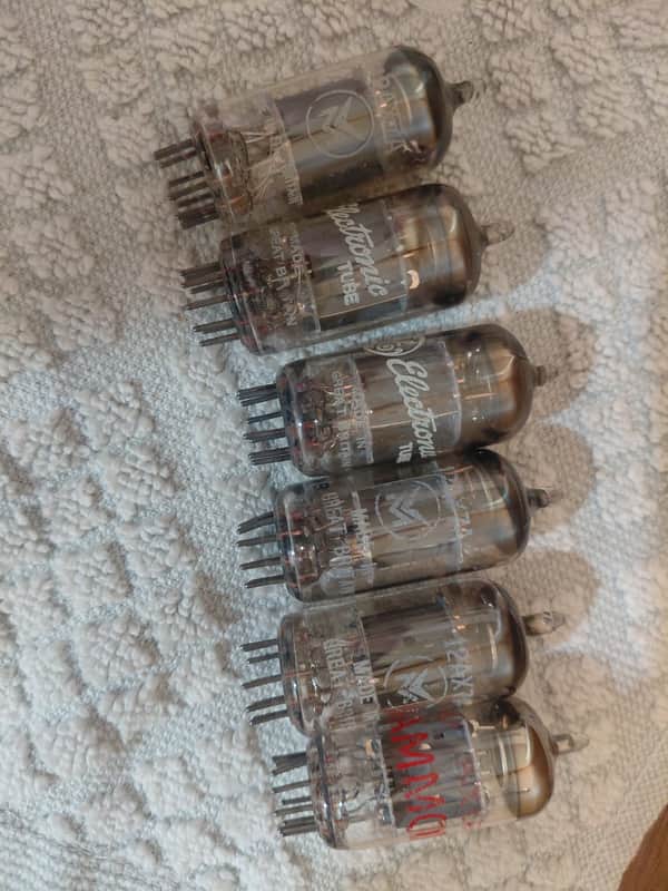 Mullard 12AX7 1960s - 3) Voice of Music,2 GE,1 Hamnond