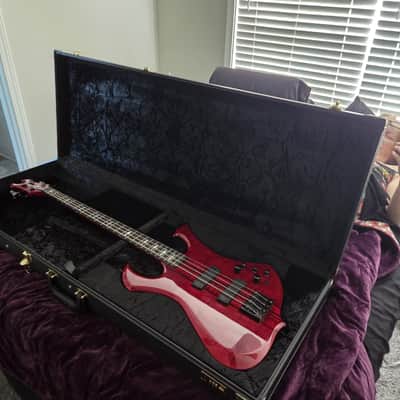 Dean Spire Bass Guitar 2000s - red custom shop image 1