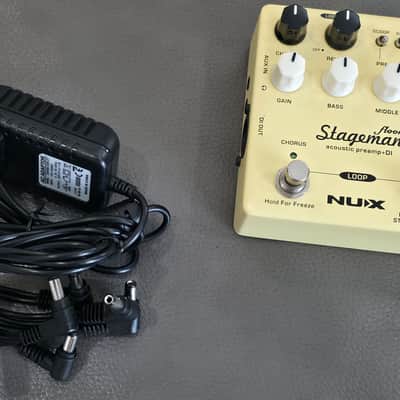 NuX NAP-5 Stageman Floor Deluxe Acoustic Preamp / DI image 1
