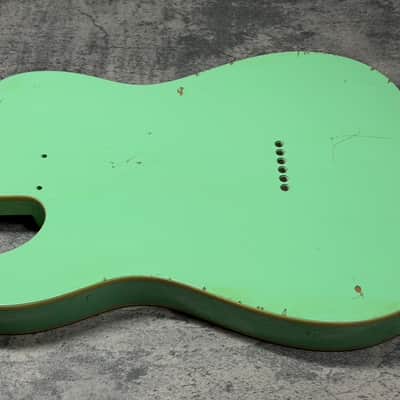 Real Life Relics Tele® Telecaster® Body Double Bound Aged Surf Green image 7